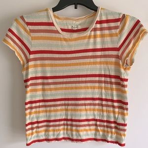 Madewell striped tee, medium